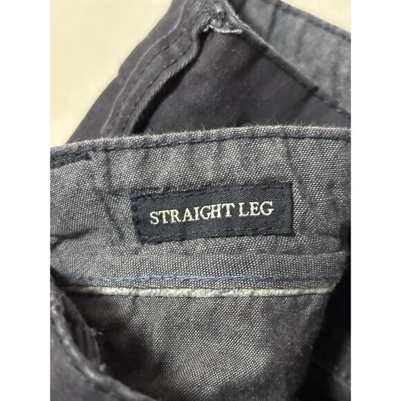 Flag & Anthem Men's 32X34 Navy Chino Pants Straight Leg Casual Essential Travel - Picture 4 of 9